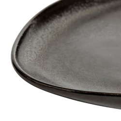 Muubs Mame Middagstallerken 24 cm - Sort