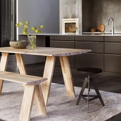 Muubs Surface Tppe - 165x235 cm - Gr/Sand 