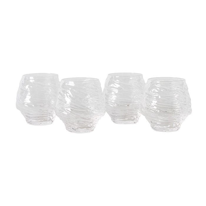 Muubs Mora Glas Klar 4 stk