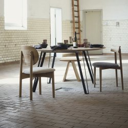 Muubs Oka Spisebordsstol Natur Olie/Sand