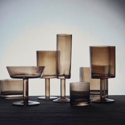 Muubs Ripe Cocktail Glas 4 stk. R�get Brun