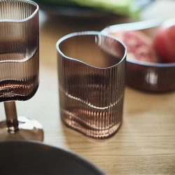 Muubs Ripe Vandglas 4 stk. R�get Brun