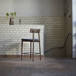 Muubs Tetra Barstol M�rk Olie/Granit