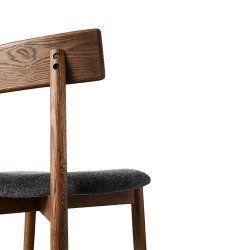 Muubs Tetra Spisebordsstol M�rk Olie/Granit