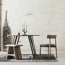 Muubs Tetra Spisebordsstol Natur Olie/Beton
