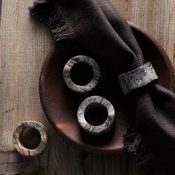 Muubs Umami Mundservietter 2 stk. Sort/Brun