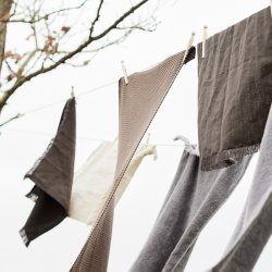 Muubs Umami Mundservietter 2 stk. Sort/Brun