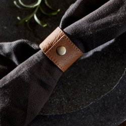 Muubs Umami Mundservietter 2 stk. Sort/Brun