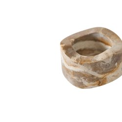 Muubs Vita Servietringe 4 stk Seashell Marmor