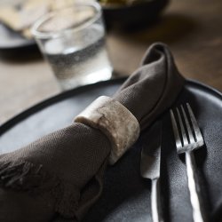 Muubs Vita Servietringe 4 stk Seagrain Marmor