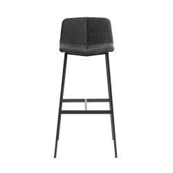 Muubs Chamfer Barstol H75 - Antracit/Sort