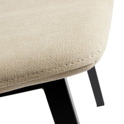 Muubs Chamfer Spisebordsstol - Desert/Sort