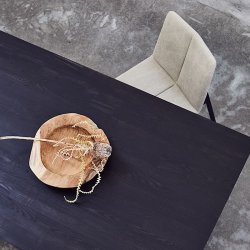 Muubs Chamfer Spisebordsstol - Desert/Sort