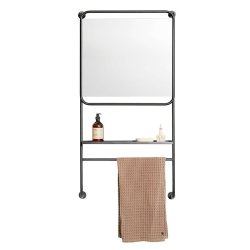 Muubs Copenhagen Spejl m. Hylde - Sort - 2-SORTERING