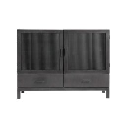 Muubs Dallas Vitrineskab - Sort Jern