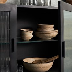 Muubs Dallas Vitrineskab - Sort Jern