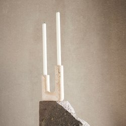 Muubs Minerva Lysestage - Creme