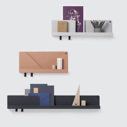 Muuto Folded Shelves Hylde Large - Light Terracotta