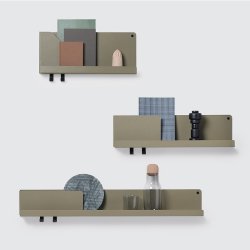 Muuto Folded Shelves Hylde Large - Light Terracotta