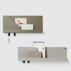 Muuto Folded Shelves Hylde Large - Light Terracotta