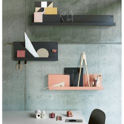Muuto Folded Shelves Hylde Large - Light Terracotta