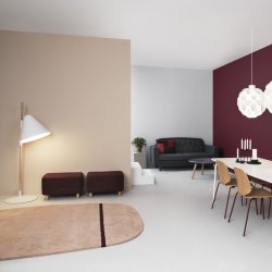 Normann Copenhagen Gulvlampe HELLO - Hvid