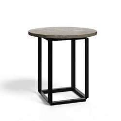 New Works Florence Sidebord 50 cm - Gris du Marais Marble