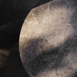 New Works Florence Spisebord 120 cm - Gris du Marais Marble