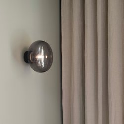 New Works Karl-Johan Vglampe - Sortbejdset Eg/Rget Glas