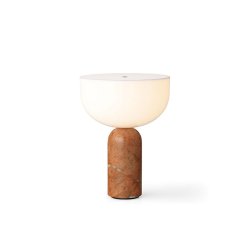 New Works Kizu Portable Bordlampe - Breccia Pernice Marmor