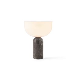 New Works Kizu Portable Bordlampe - Gris du Marais Marmor m. Hvid Akryl 