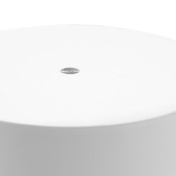 New Works Kizu Portable Bordlampe - Sort Marmor og Hvid Akryl