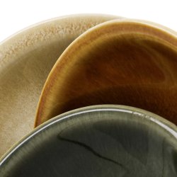 Nicolas Vah� Hala Sk�l 6 stk. Gr�n/Gul/Mokka