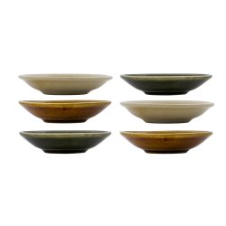 Nicolas Vah� Hala Sk�l 6 stk. Gr�n/Gul/Mokka