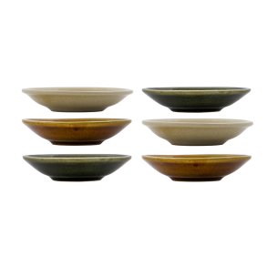 Nicolas Vah� Hala Sk�l 6 stk. Gr�n/Gul/Mokka