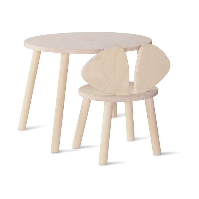 Nofred Mouse Stol &amp; Bord - Birk