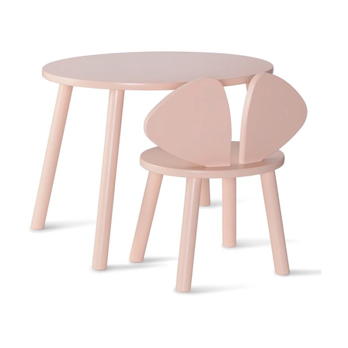 Nofred Mouse Stol &amp; Bord - Rosa