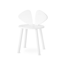 Nofred Mouse Skole Stol - Hvid