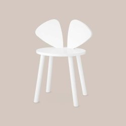 Nofred Mouse Skole Stol - Hvid