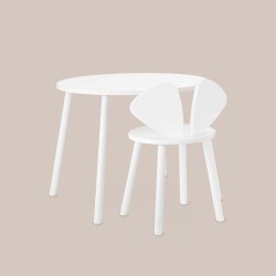 Nofred Mouse Skole Stol - Hvid