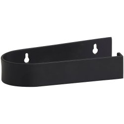 Nordal Sotra Toiletrulleholder - L16,5 cm - Sort 