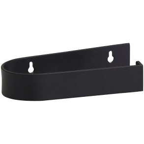 Nordal Sotra Toiletrulleholder - L16,5 cm - Sort 