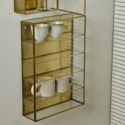 Nordal Ada V�gskab 50x35 cm Medium Guldfinish