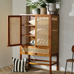 Nordal ALHENA Pudebetrk 48x48 cm Hvid/Grn