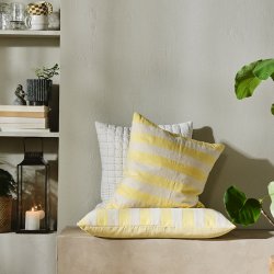 Nordal ALHENA Pudebetrk 48x48 cm Hvid/Gul