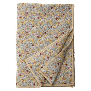 Nordal Alya Quiltet Tppe - 140x200 cm - Rd/Gul