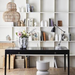 Nordal Budva Lampeskrm - Rattan