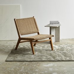 Nordal Club Lounge Stol Teaktr/Flet