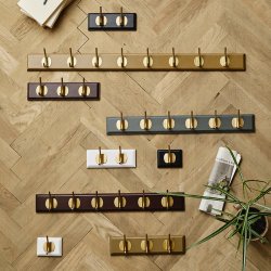 Nordal Edgy Knager�kke m/ 1 Knage Hvid