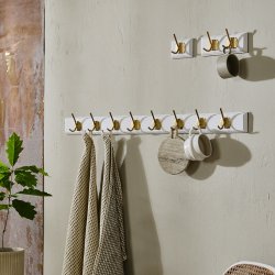 Nordal Edgy Knager�kke m/ 1 Knage Hvid